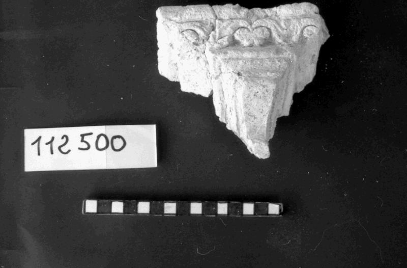 rivestimento in stucco/frammento (I sec. a.C.-I sec. d.C)