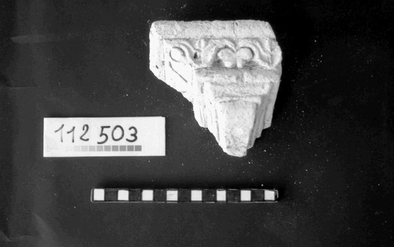 rivestimento in stucco/frammento (I sec. a.C.-I sec. d.C)