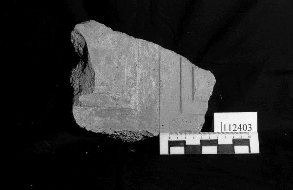 rivestimento ad intonaco/frammento (II sec. a.C)