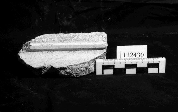 rivestimento ad intonaco/frammento (II sec. a.C)