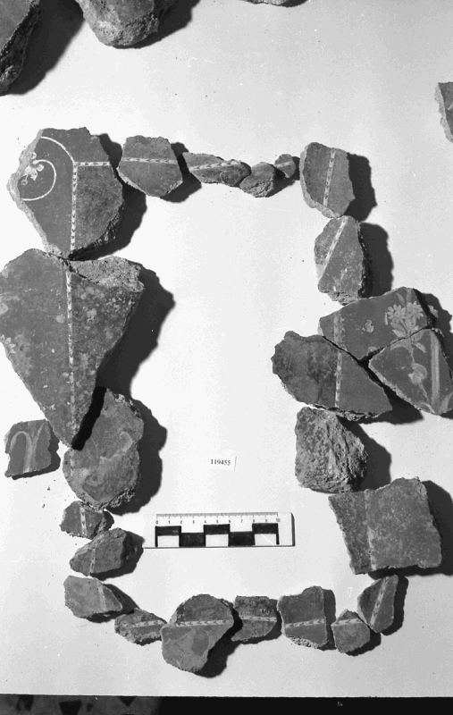 rivestimento ad intonaco/frammento (I sec. d.C)