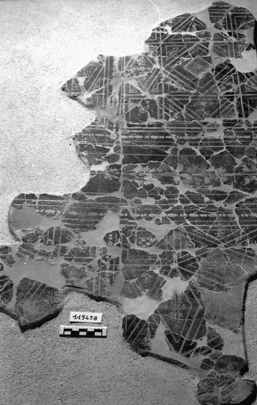 rivestimento ad intonaco/frammento (I sec. d.C)