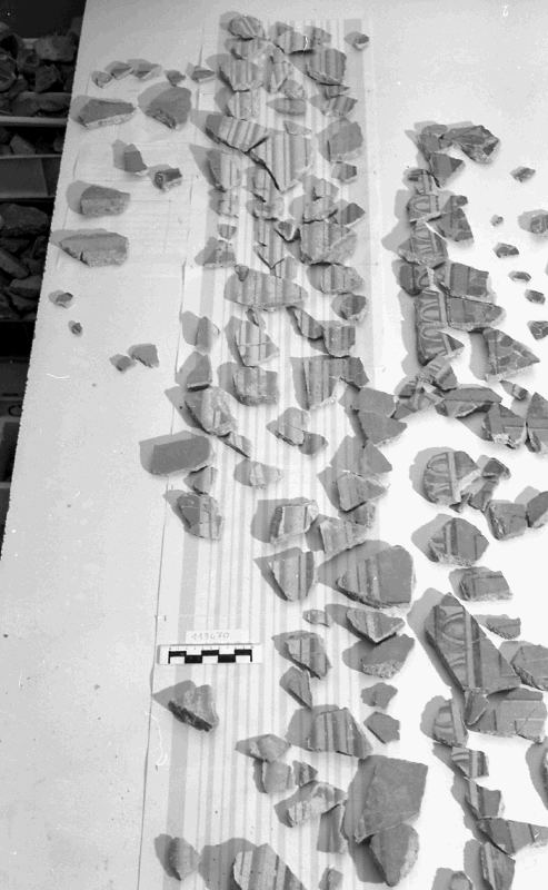 rivestimento ad intonaco/frammento (I sec. a.C)