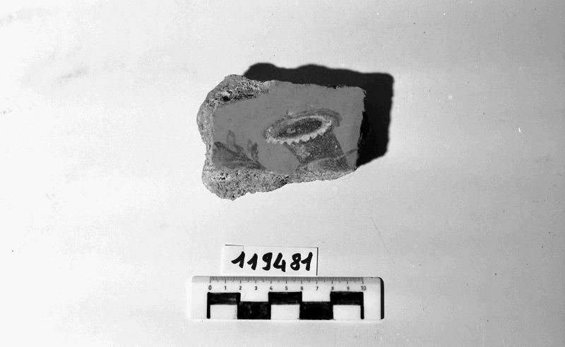 rivestimento ad intonaco/frammento (I sec. d.C)