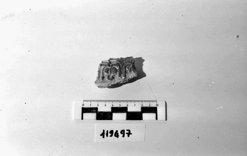 rivestimento in stucco/frammento (I sec. d.C)