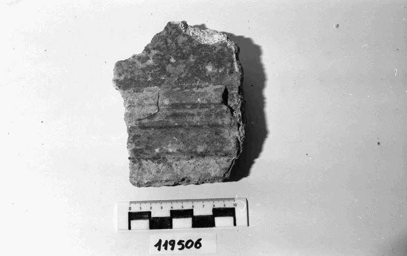 rivestimento in stucco/frammento (I sec. d.C)