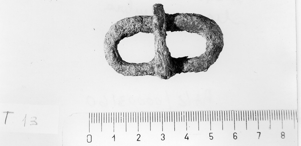 fibbia - deposizione longobarda (secc. VI d.C.-VII d.C)