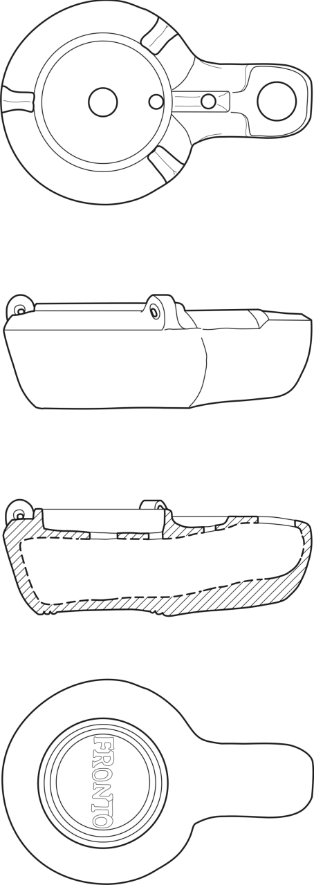 firmalampe a canale chiuso, Buchi IXb (secc. I-II d.C)