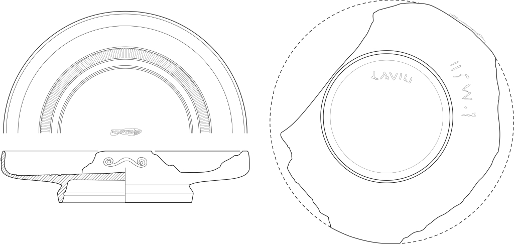 piatto con parete convessa, Conspectus 4.6 (sec. I d.C)