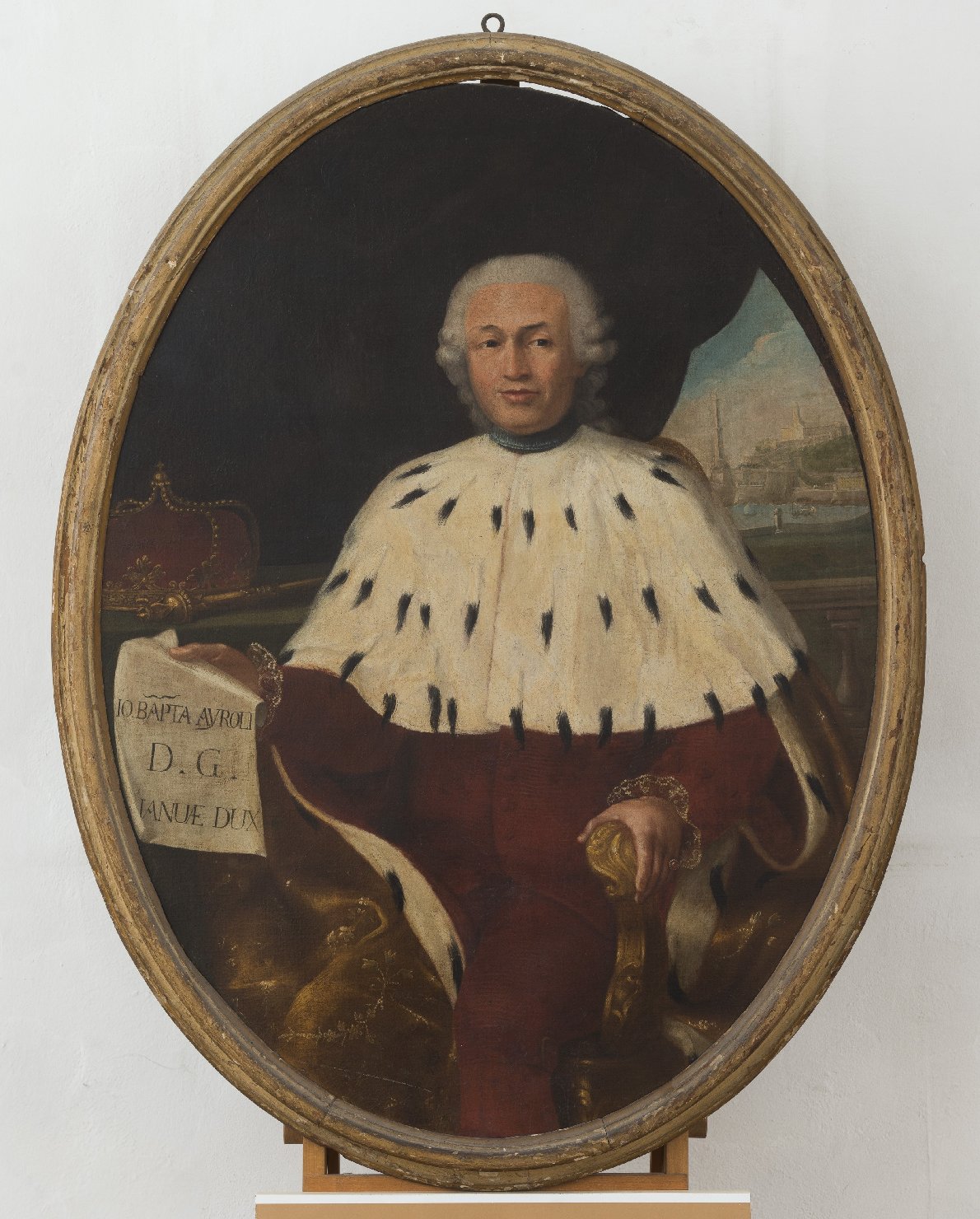 Ritratto di Giovan Battista Ayroli (dipinto) - ambito emiliano (sec. XVIII)