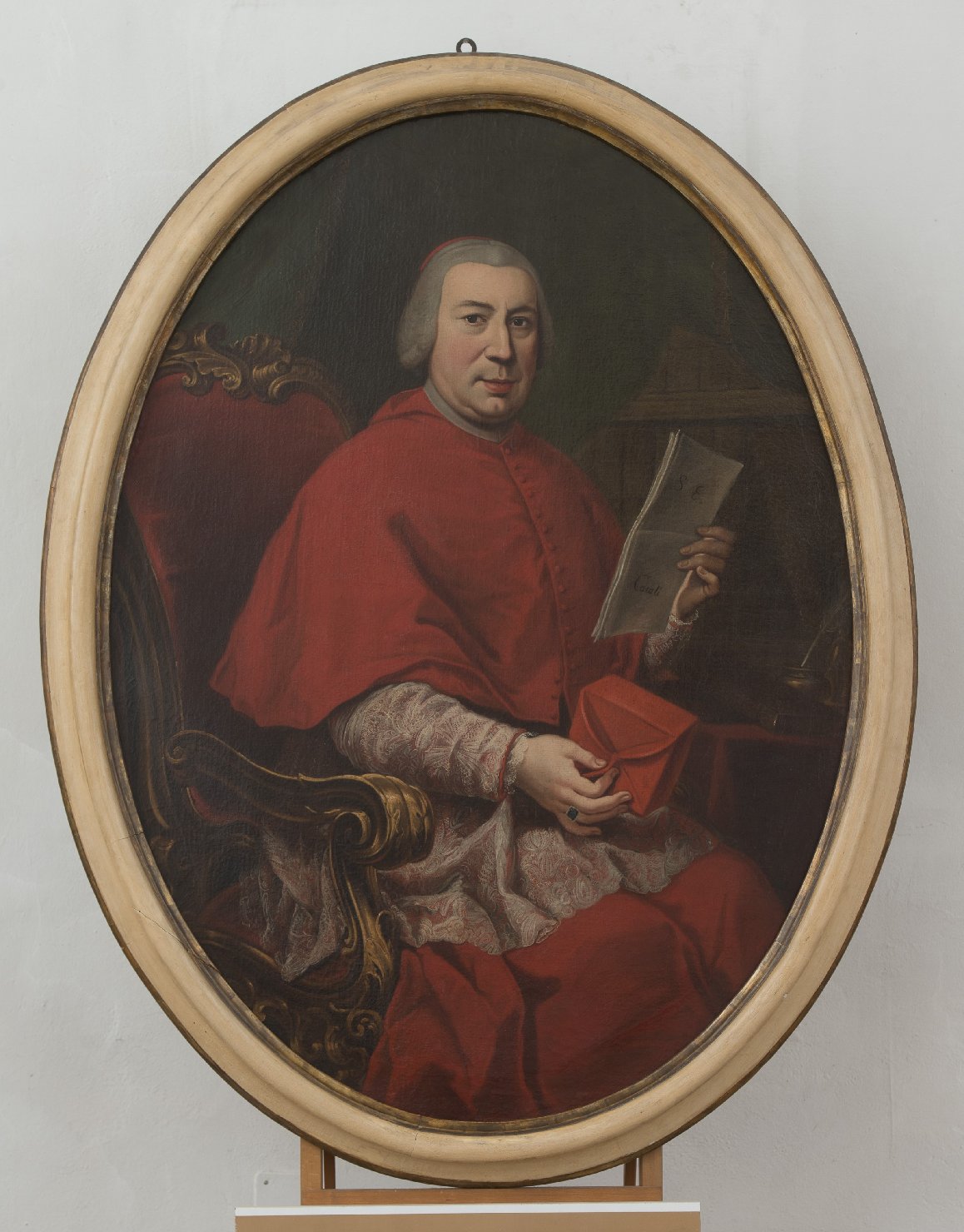 Ritratto del Cardinale Antonio Casali (dipinto) di Porta Giovan Domenico (sec. XVIII)