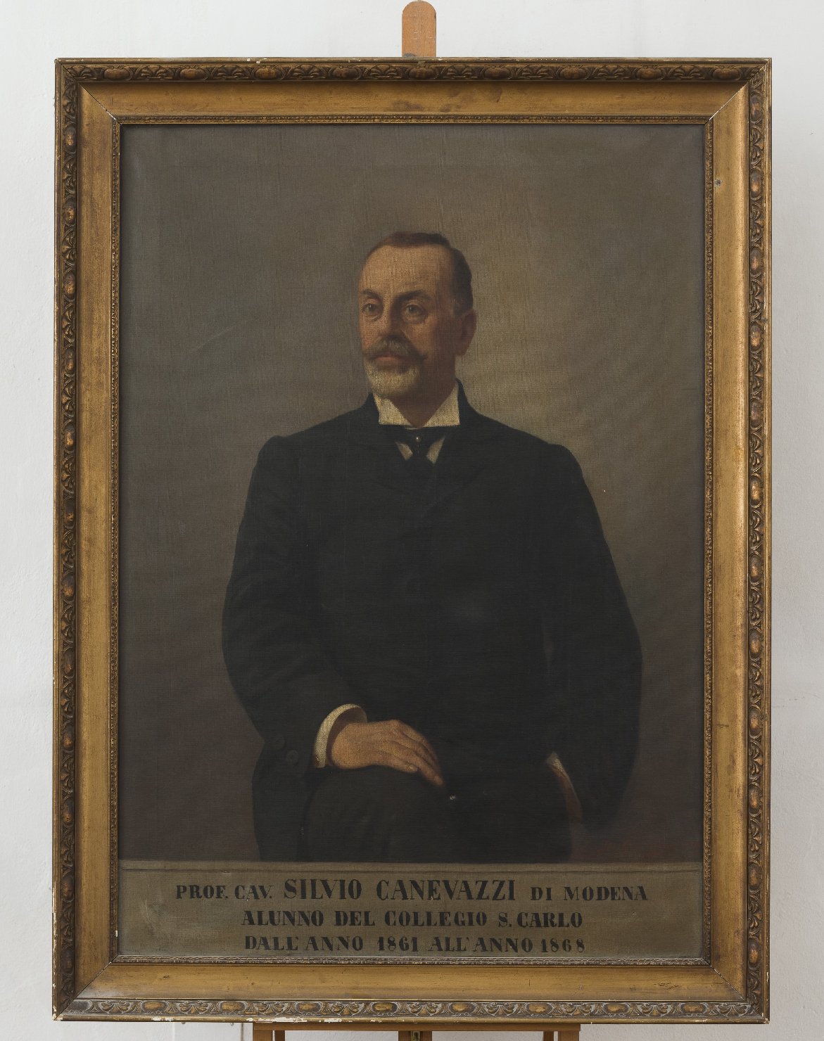 Ritratto di Silvio Canevazzi (dipinto) di De Giacomi Eugenio (sec. XX)