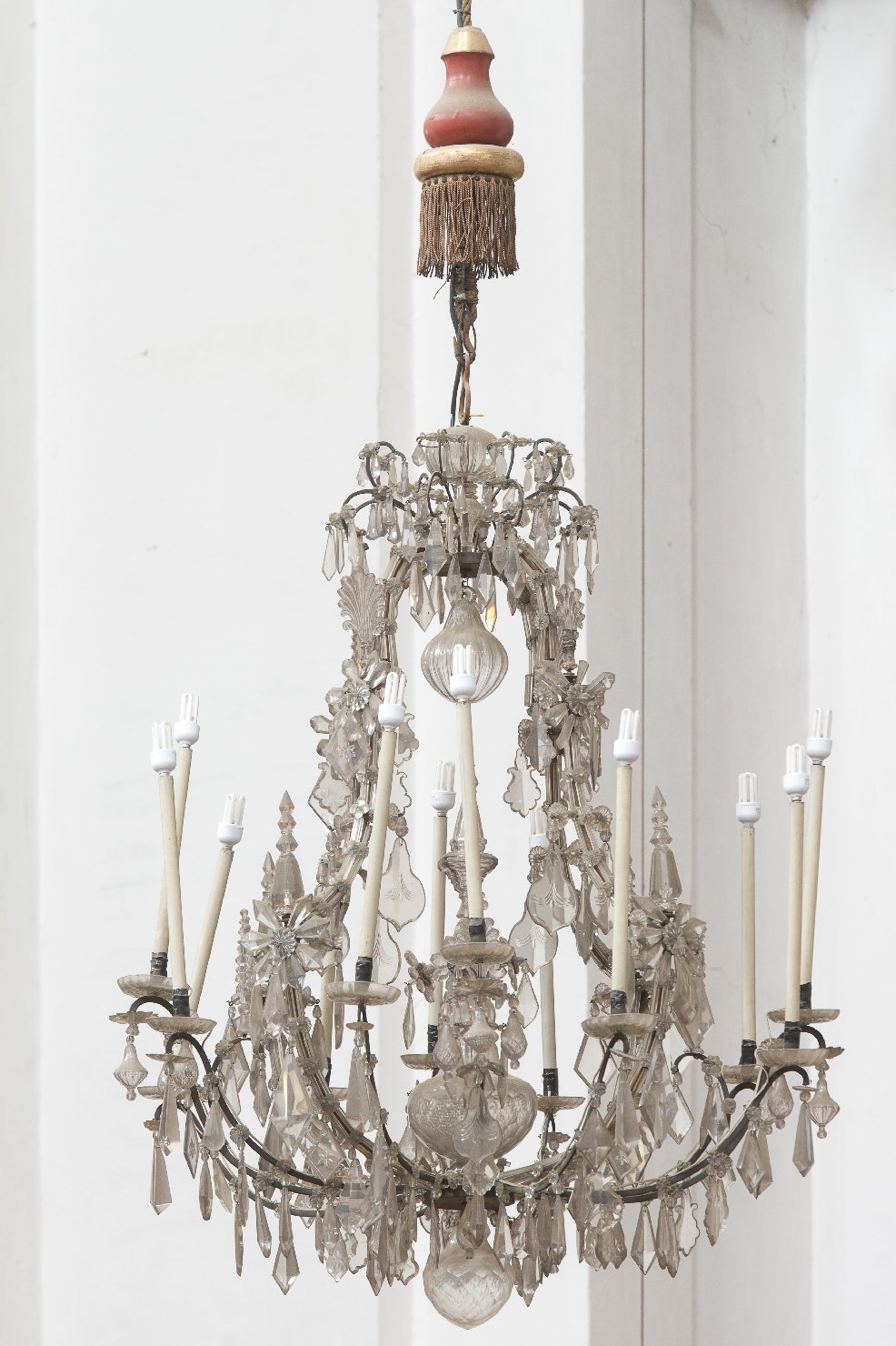 lampadario - bottega italiana (sec. XIX)