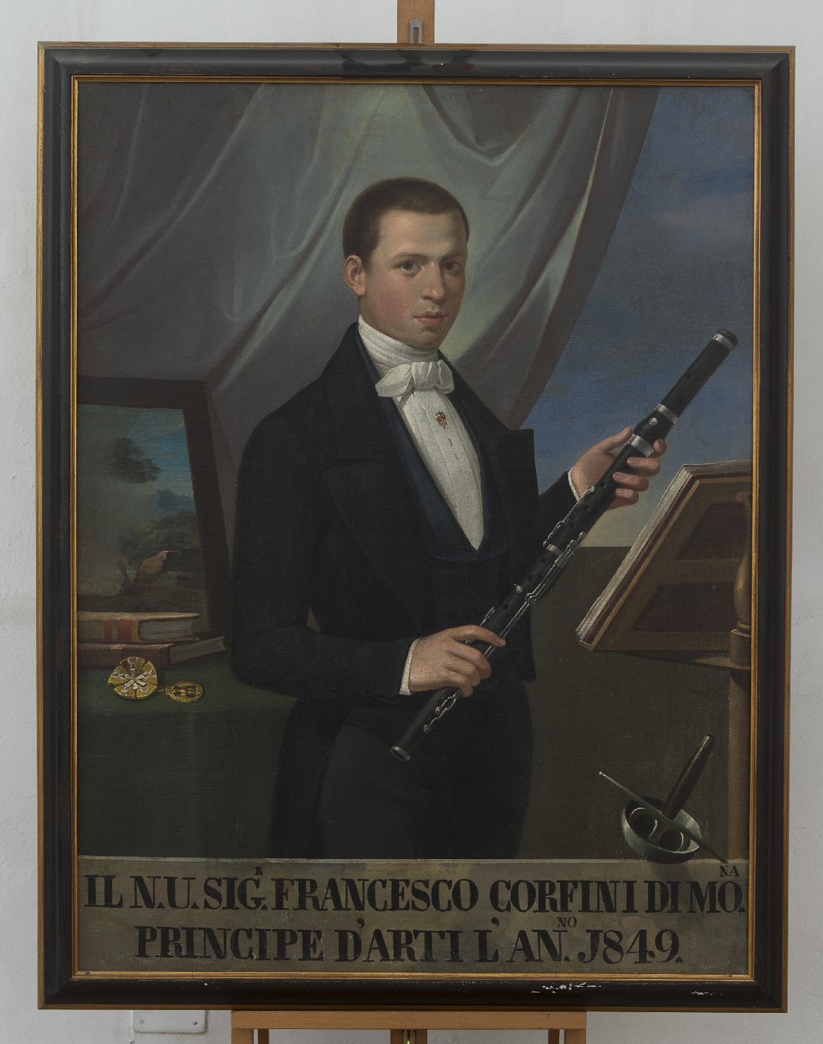 Ritratto di Francesco Corfini (dipinto) - ambito modenese (sec. XIX)