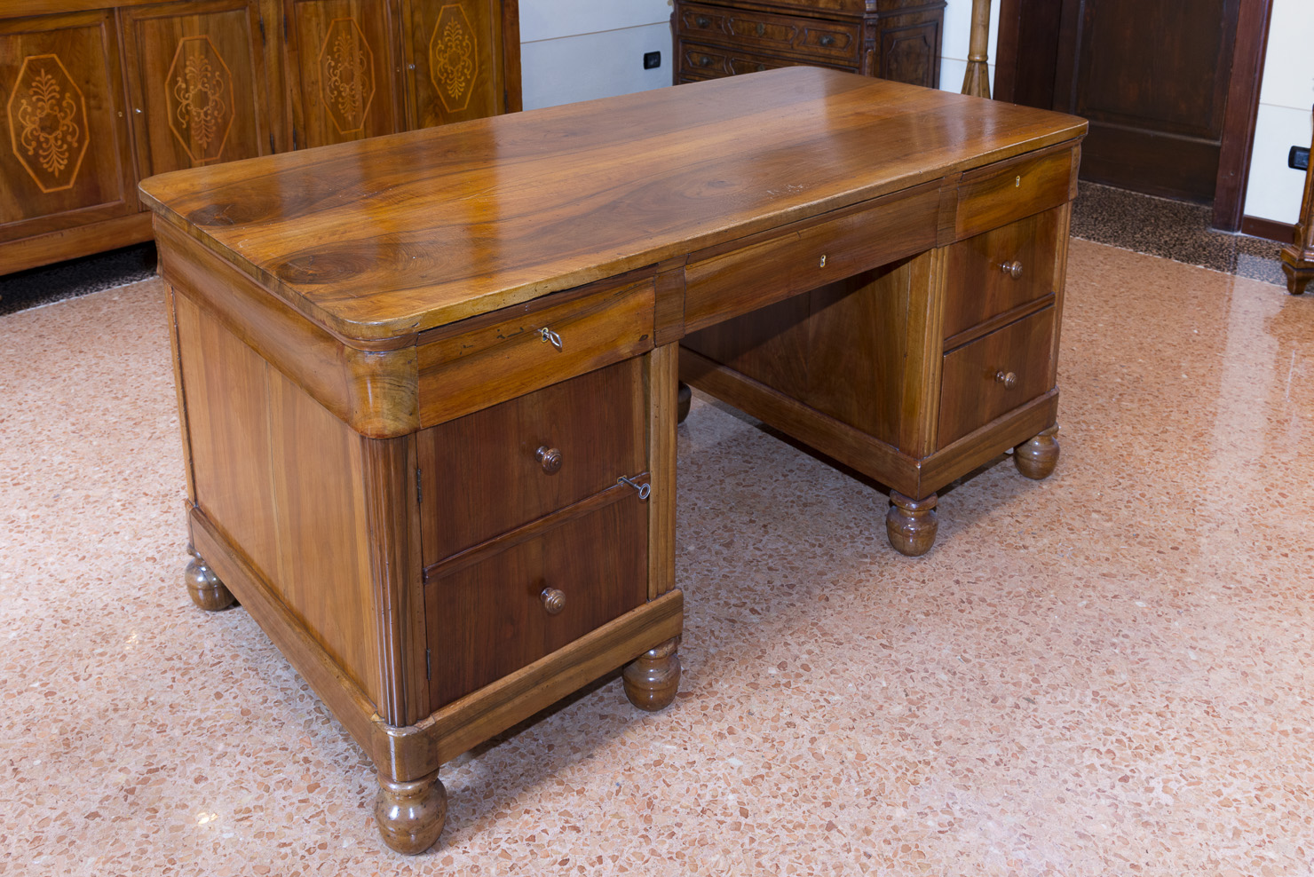 scrivania - bottega modenese (primo quarto sec. XIX)