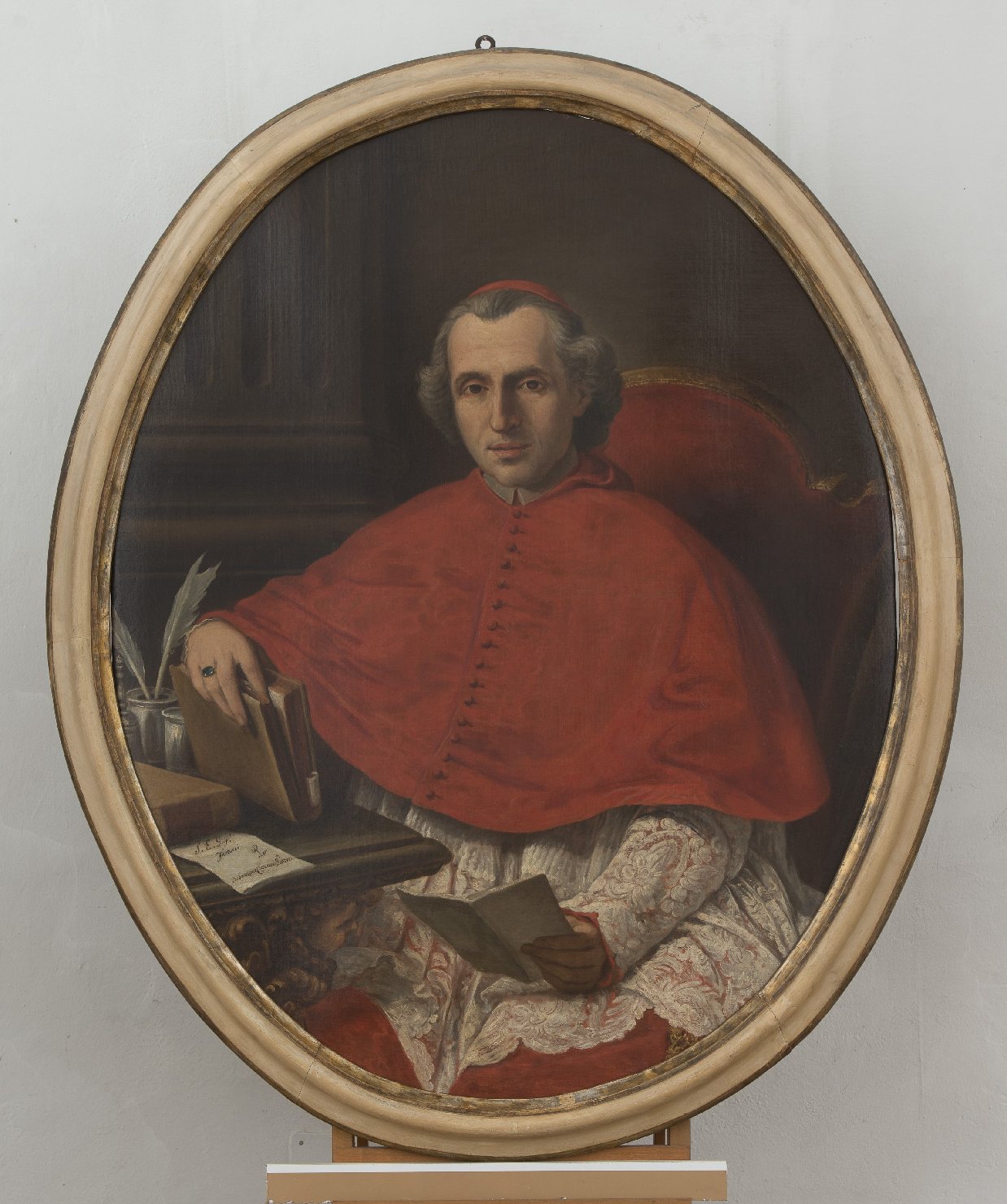 Ritratto del Cardinale Gaetano Fantuzzi (dipinto) di Ceccarini Sebastiano (sec. XVIII)