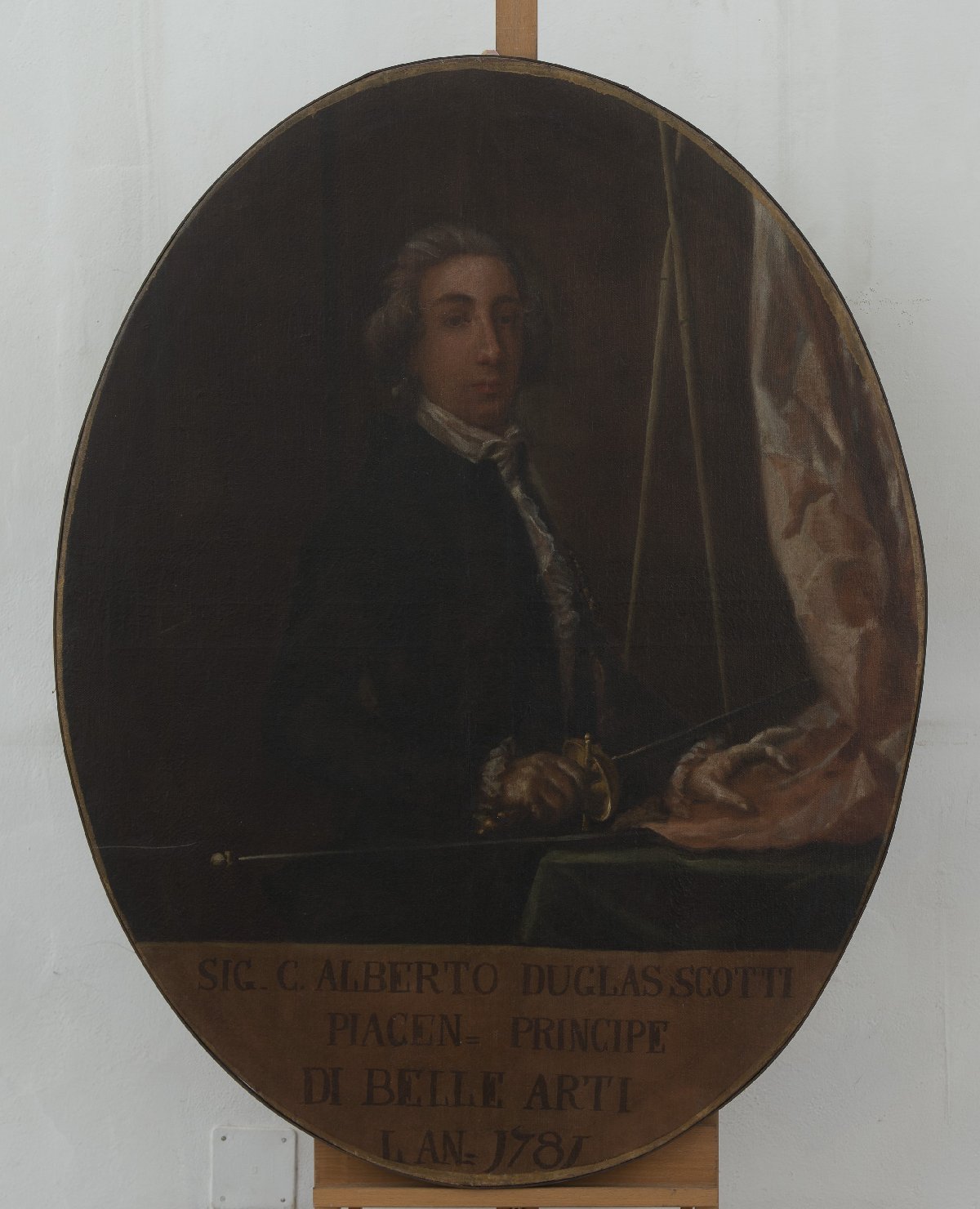 Ritratto di Alberto Douglas Scotti (dipinto) di Vannulli Girolamo (attribuito) (sec. XVIII)