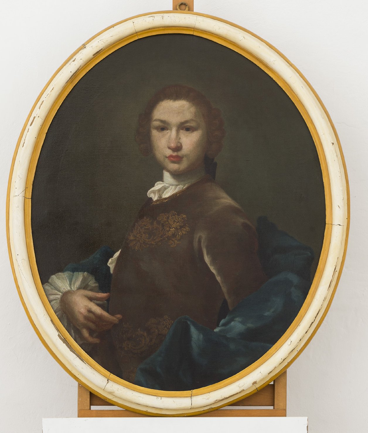 ritratto d'uomo (dipinto) - ambito emiliano (metà sec. XVIII)