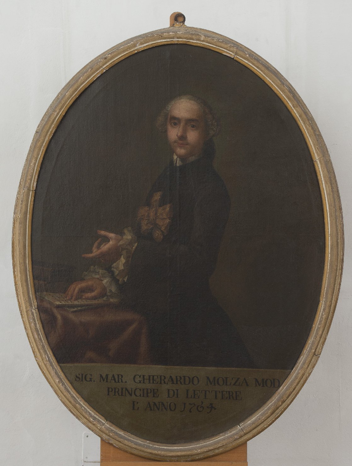 Ritratto di Gherardo Molza (dipinto) di Vannulli Girolamo (attribuito) (sec. XVIII)