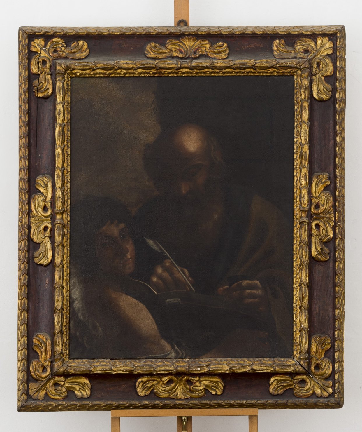 San Matteo Evangelista (dipinto, insieme) di Stringa Francesco (attribuito) (seconda metà sec. XVII)