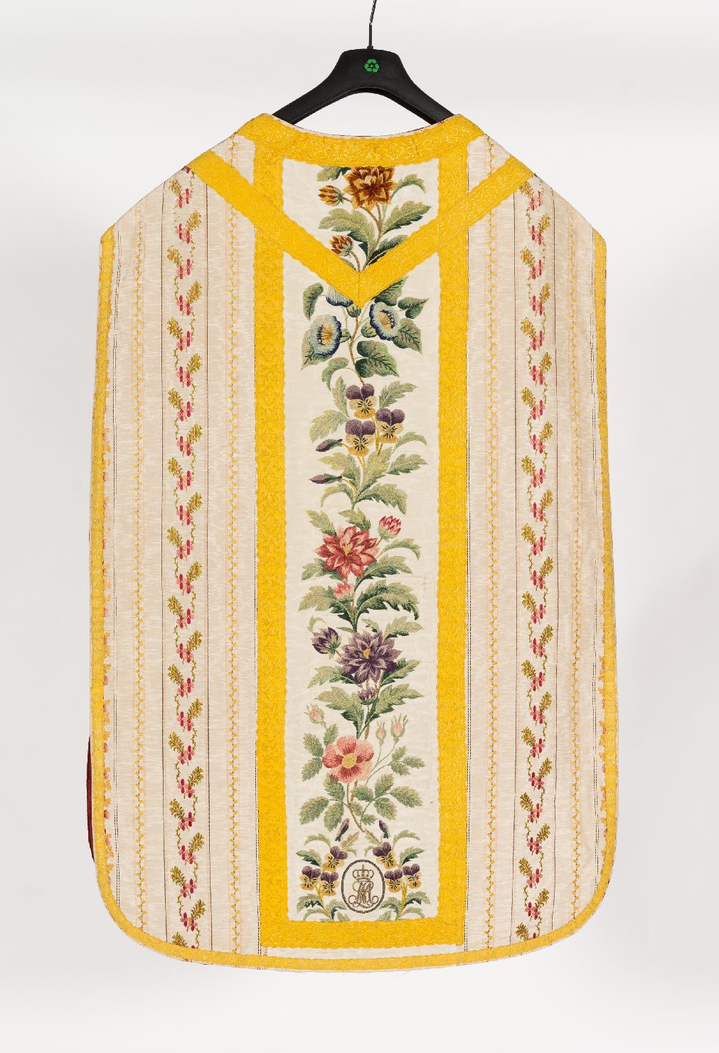 paramento liturgico, insieme - manifattura italiana (ultimo quarto, fine/ inizio sec. XVIII, secc. XIX/ XX)