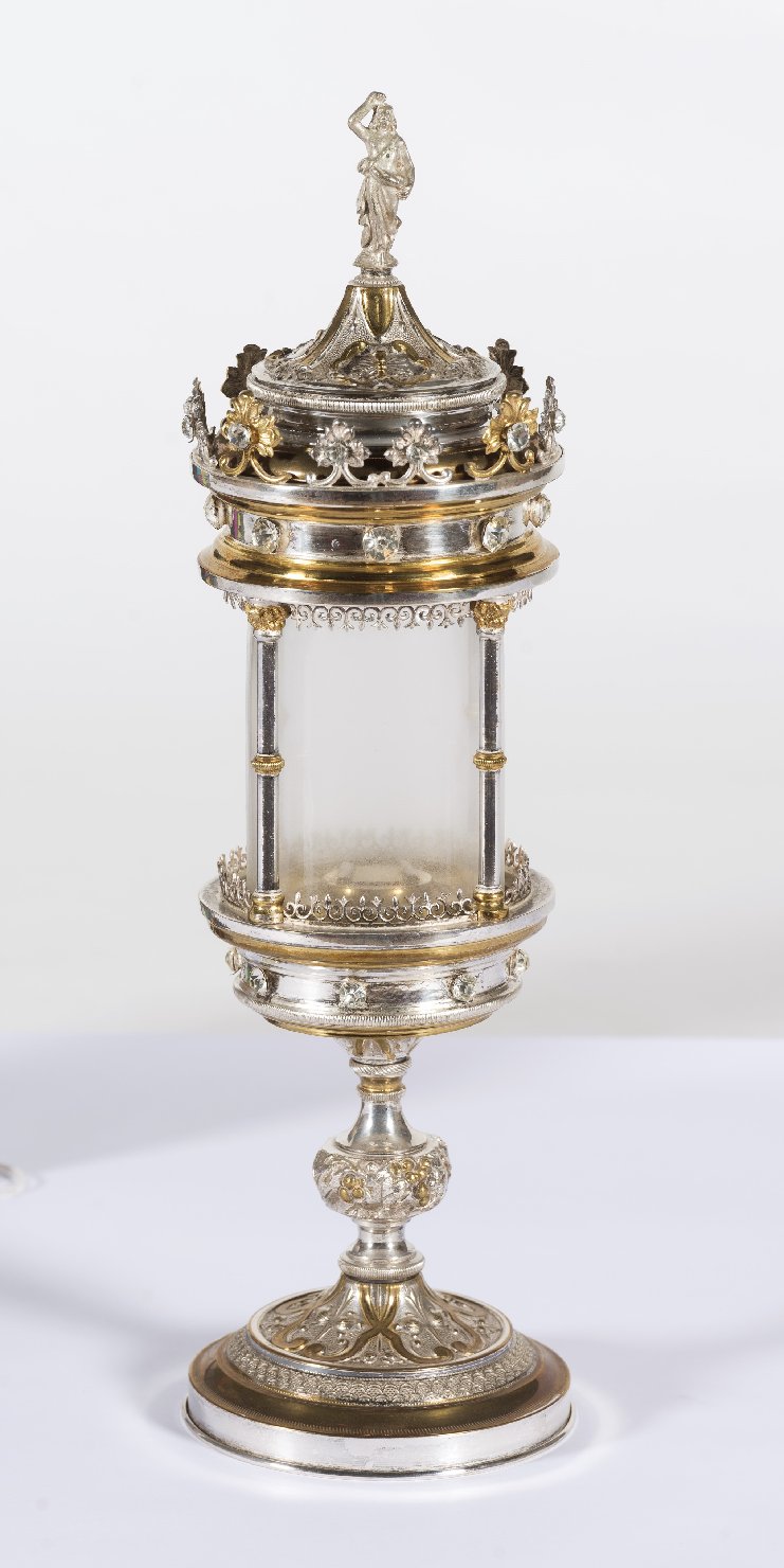 ostensorio architettonico - bottega emiliana (sec. XIX)