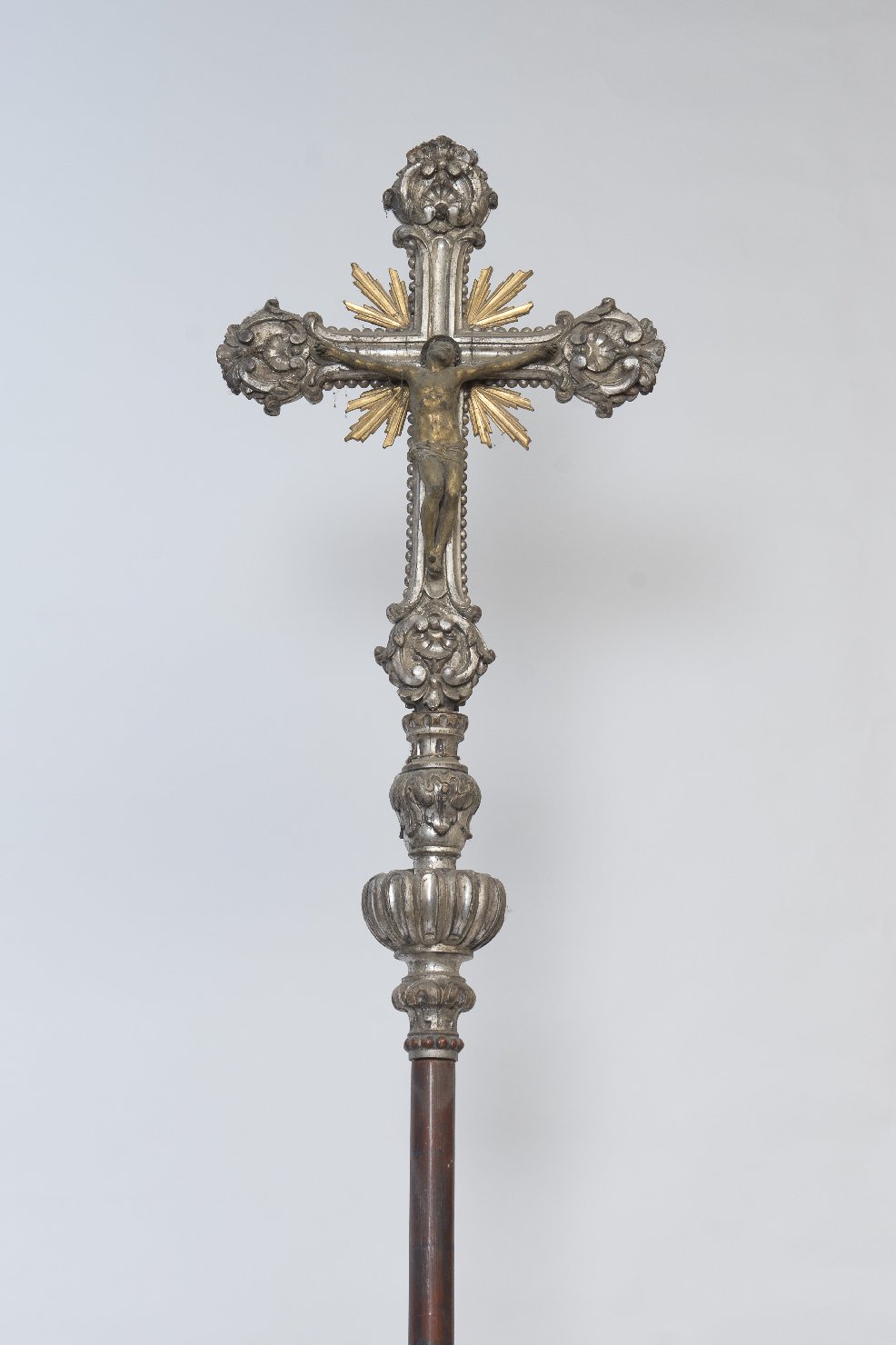 Cristo crocifisso (croce astile) - bottega modenese (sec. XVIII)