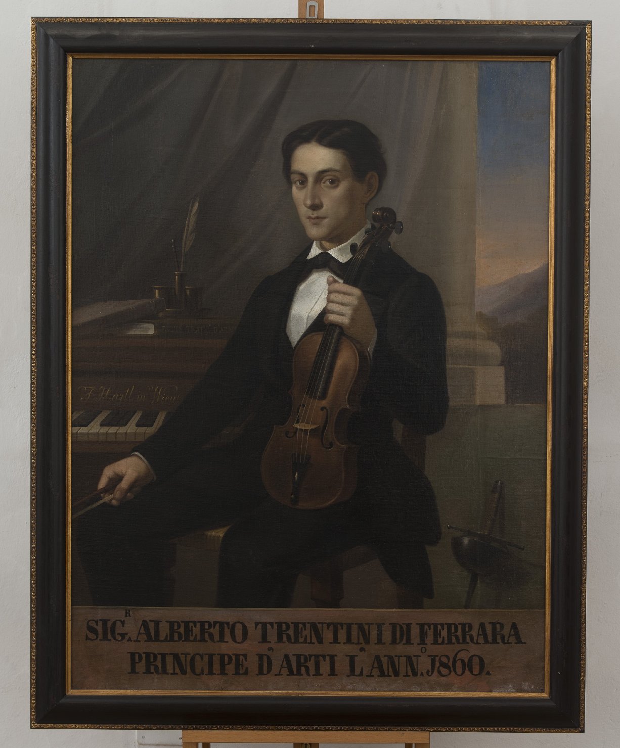 Ritratto di Alberto Trentini (dipinto) - ambito modenese (sec. XIX)