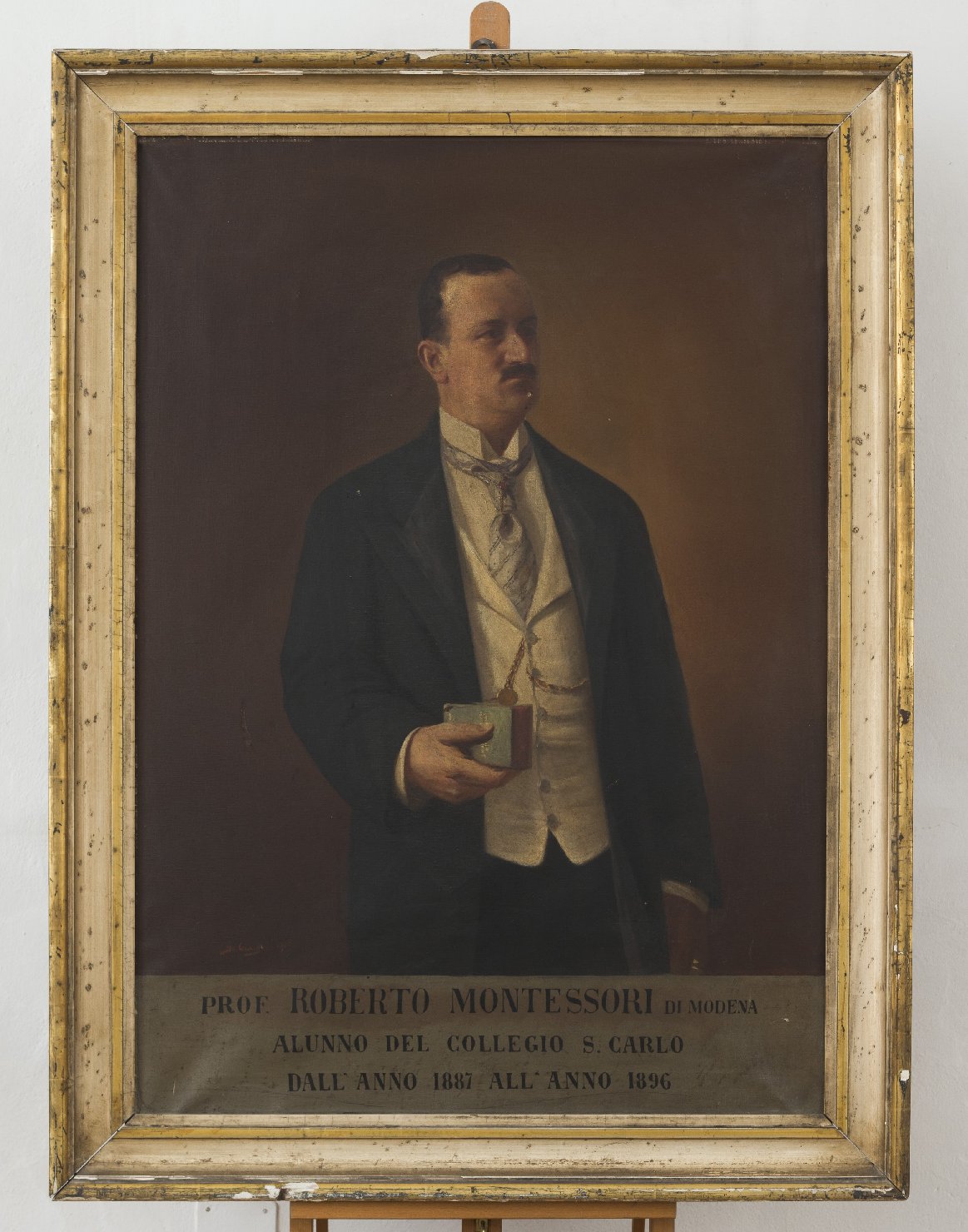 Ritratto di Roberto Montessori (dipinto) di De Giacomi Eugenio (sec. XX)