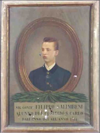 Ritratto di Filippo Salimbeni (dipinto) - ambito modenese (fine sec. XIX)