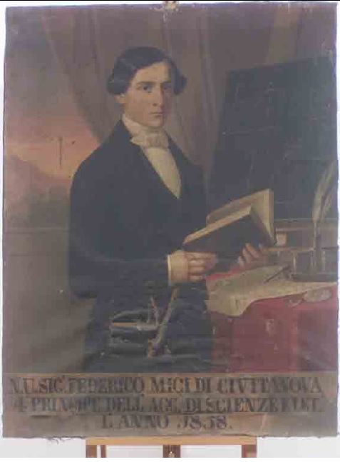 Ritratto di Federico Mici Medici (dipinto) - ambito modenese (sec. XIX)