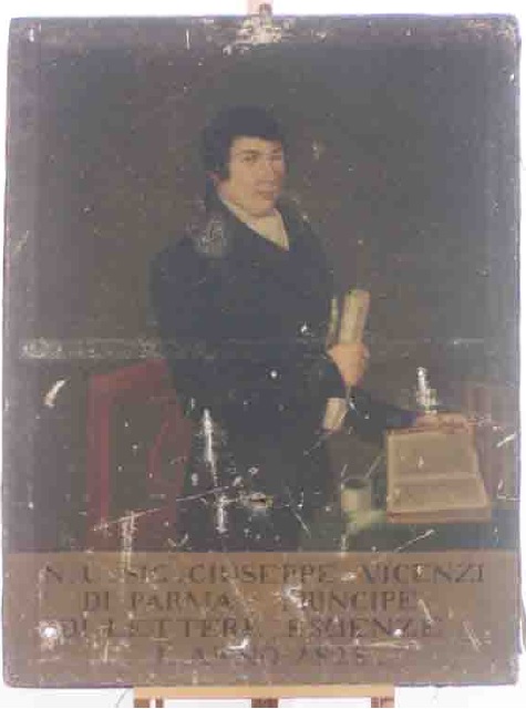 Ritratto di Giuseppe Aloysio Vincenzi (dipinto) di Girotti Luigi (maniera) (sec. XIX)