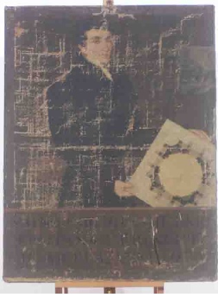 Ritratto di Guglielmo Fontana (dipinto) - ambito modenese (sec. XIX)