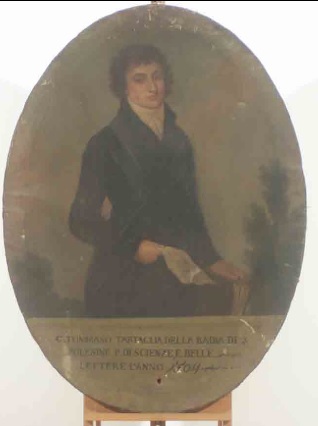 Ritratto di Tommaso Tartaglia (dipinto) di Verni Antonio (attribuito) (sec. XIX)