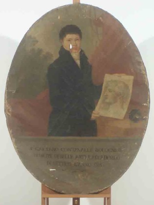 Ritratto di Gaetano Contavalle (dipinto) - ambito modenese (sec. XIX)