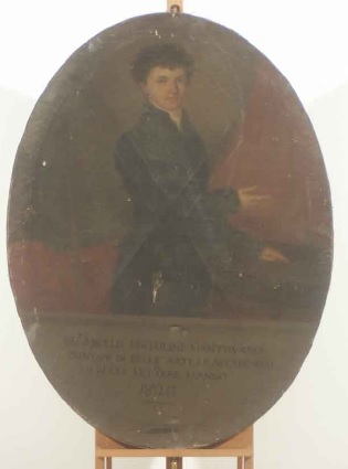 Ritratto di Angelo Bertolini (dipinto) - ambito modenese (sec. XIX)