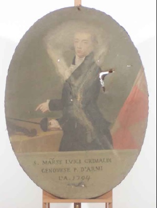 Ritratto di Luigi Grimaldi (dipinto) - ambito modenese (sec. XVIII)