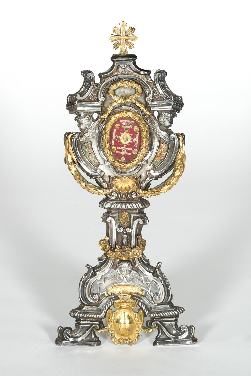 reliquiario-ostensorio - bottega emiliana (prima metà sec. XVIII)