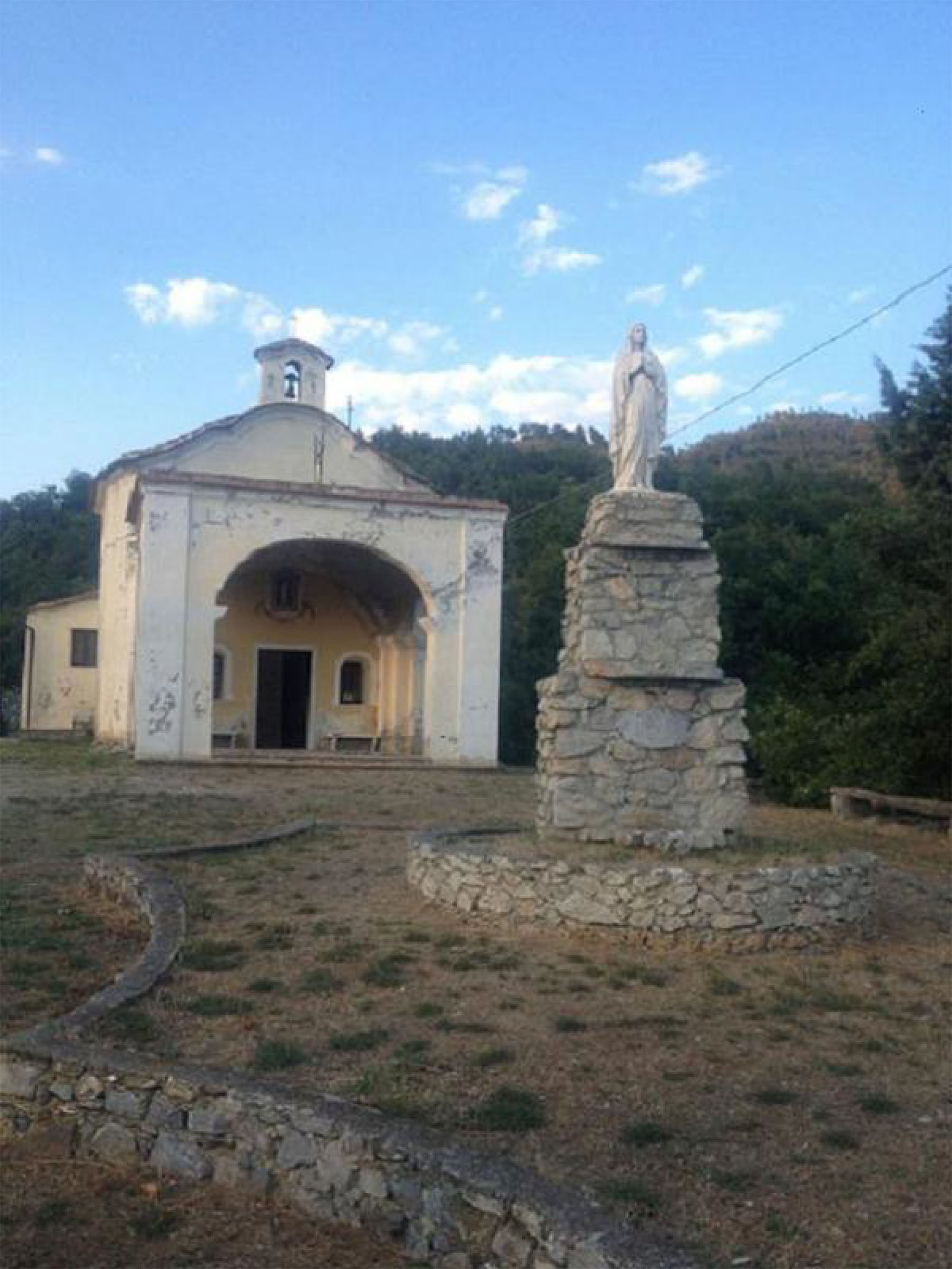 Cappella di N.S. d Grazie detta di S.Elisabetta (cappella, santuario) - Castelvecchio di Rocca Barbena (SV)  (XVIII)