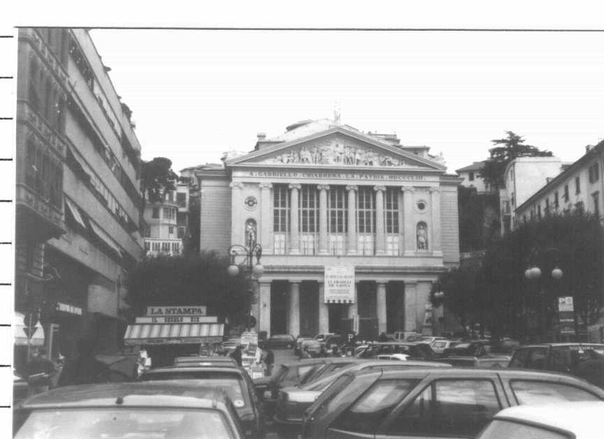Teatro "G. Chiabrera" (teatro, pubblico) - Savona (SV)  (XIX)