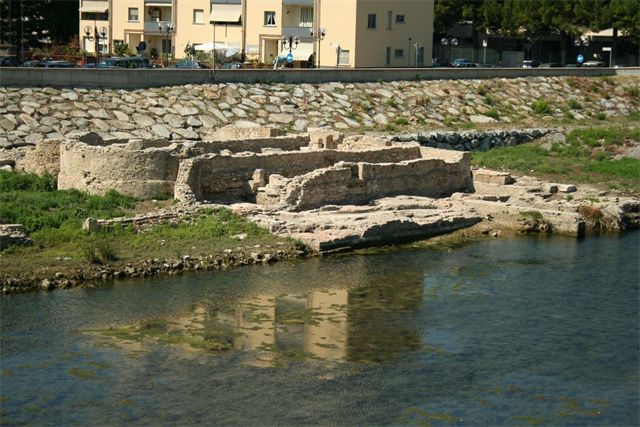 Area archeologica nell'alveo del Centa (zona di interesse archeologico) - Albenga (SV)  (età romana/ età tardo antica)