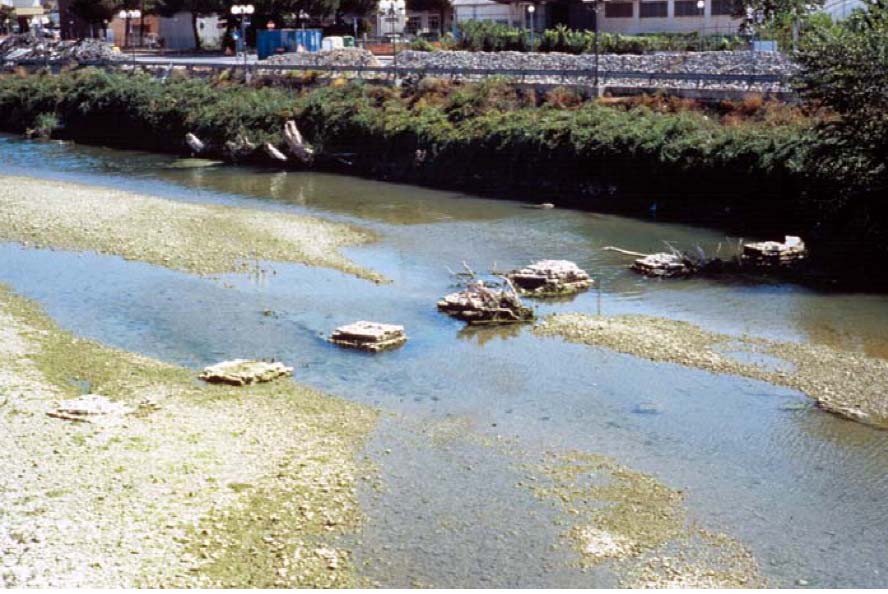 Acquedotto nell'alveo del Centa (acquedotto) - Albenga (SV)  (Età romana imperiale)