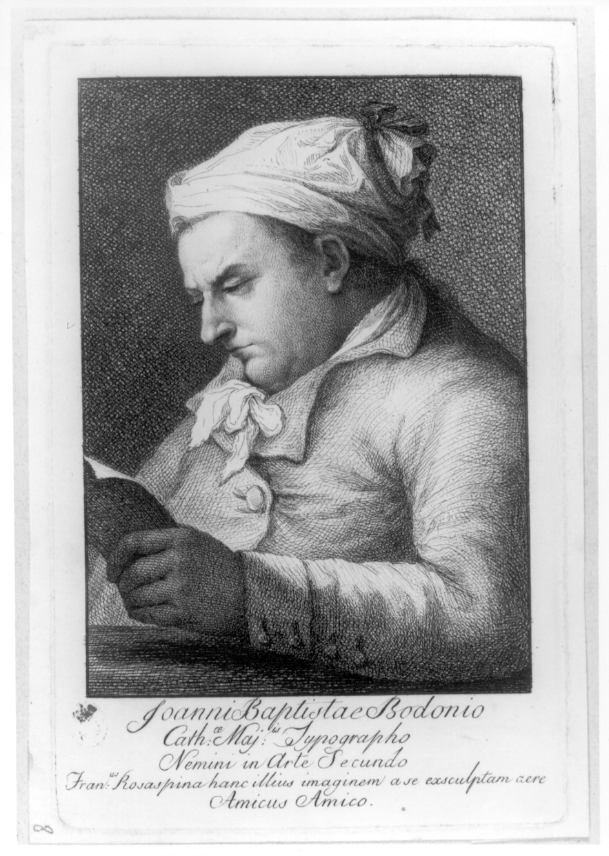 Ritratto di Giovanni Battista Bodoni, ritratto d'uomo (stampa) di Rosaspina Francesco, Turchi Giuseppe (ultimo quarto sec. XVIII)
