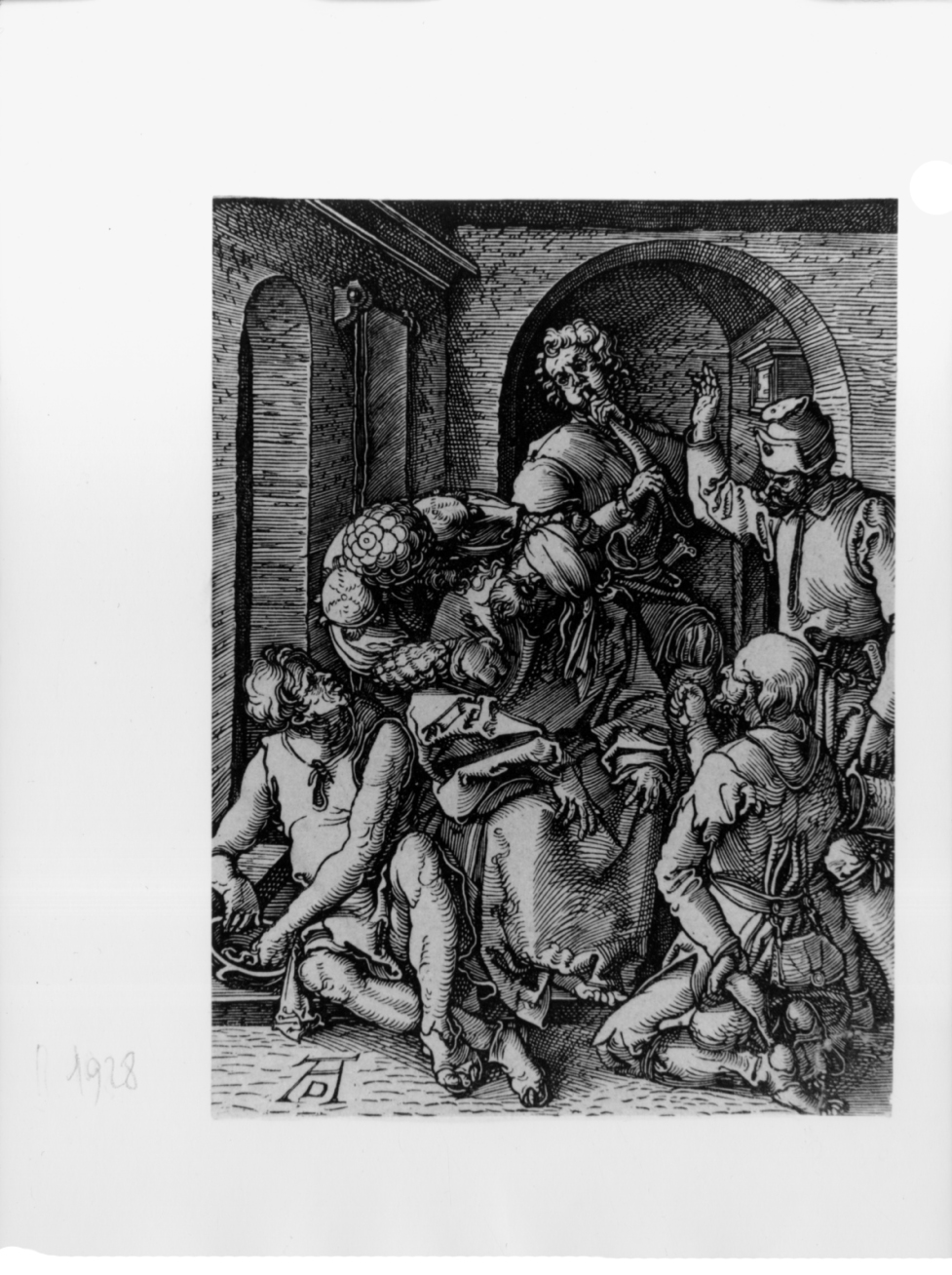 Cristo deriso, Cristo deriso (stampa smarginata) di Durer Albrecht, Deis Carl August - ambito tedesco (terzo quarto sec. XIX)