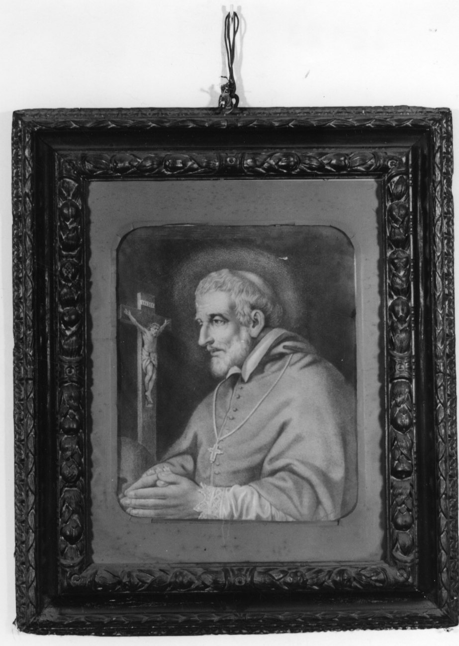 Beato Giovanni Giovenale Ancina (stampa colorata a mano) - ambito piemontese (ultimo quarto sec. XIX)