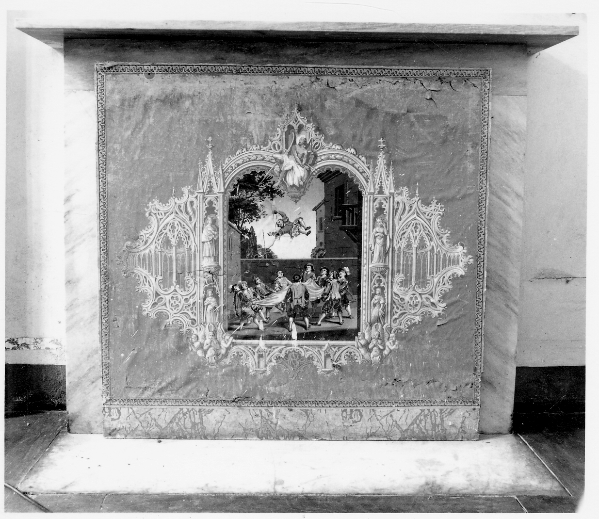 episodio dal Don Chisciotte (stampa) - ambito piemontese (metà sec. XIX)