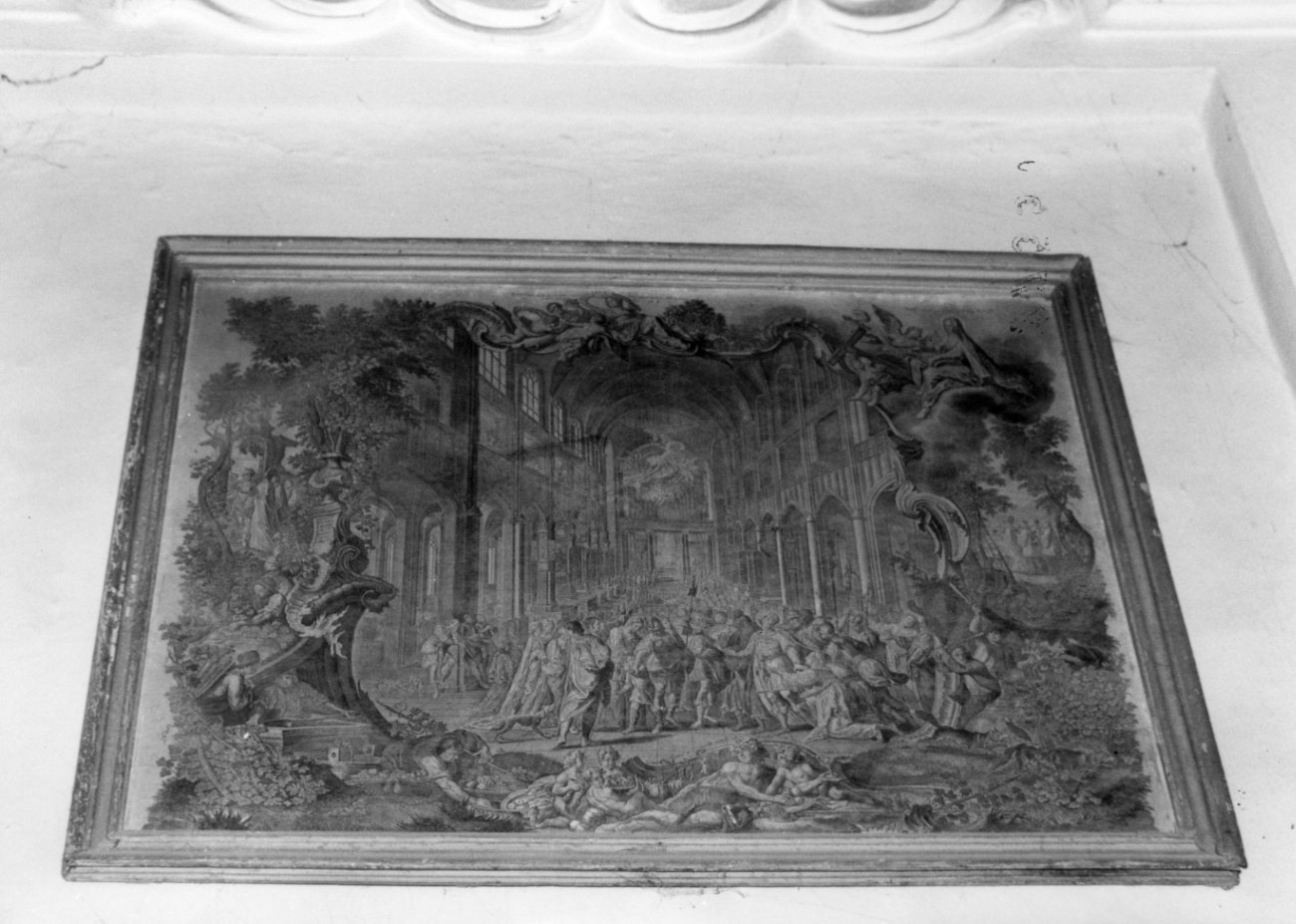 episodi della vita di un santo (stampa) - ambito piemontese (seconda metà sec. XVIII)