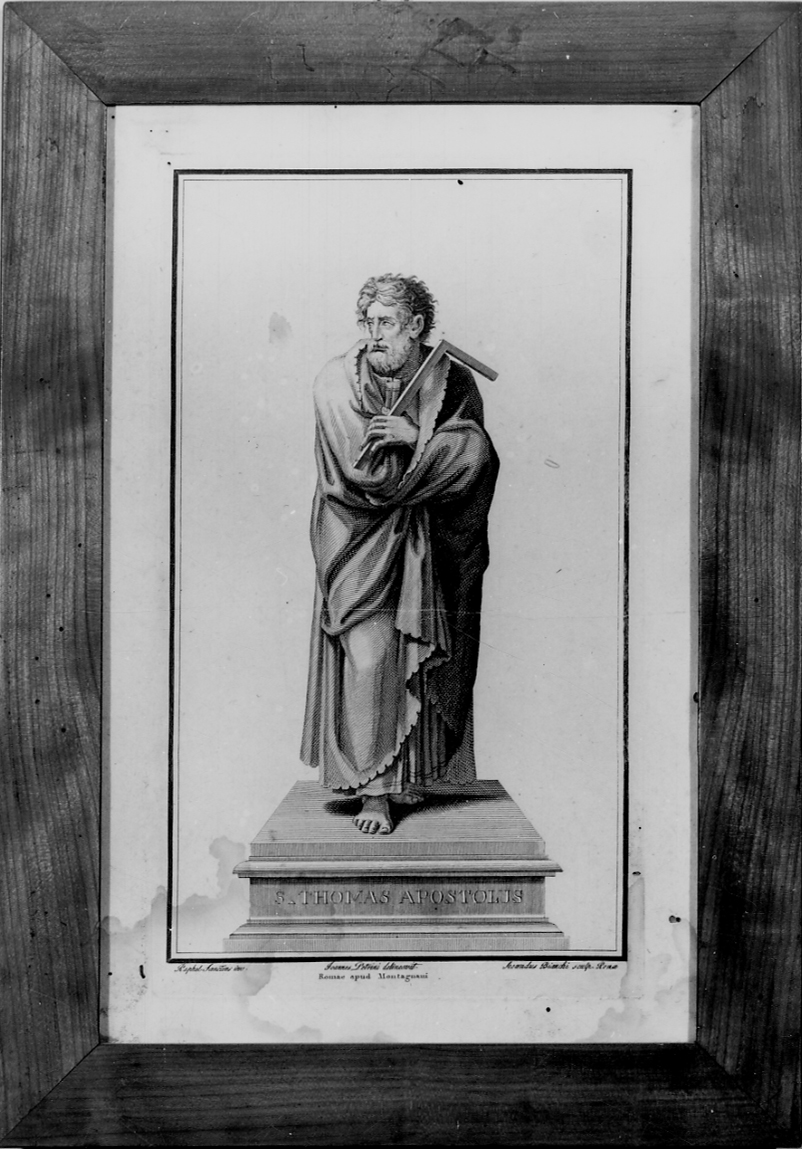 San Giacomo il Maggiore (stampa, elemento d'insieme) di Sanzio Raffaello, Petrini Giovanni, Bianchi Secondo (inizio sec. XIX)