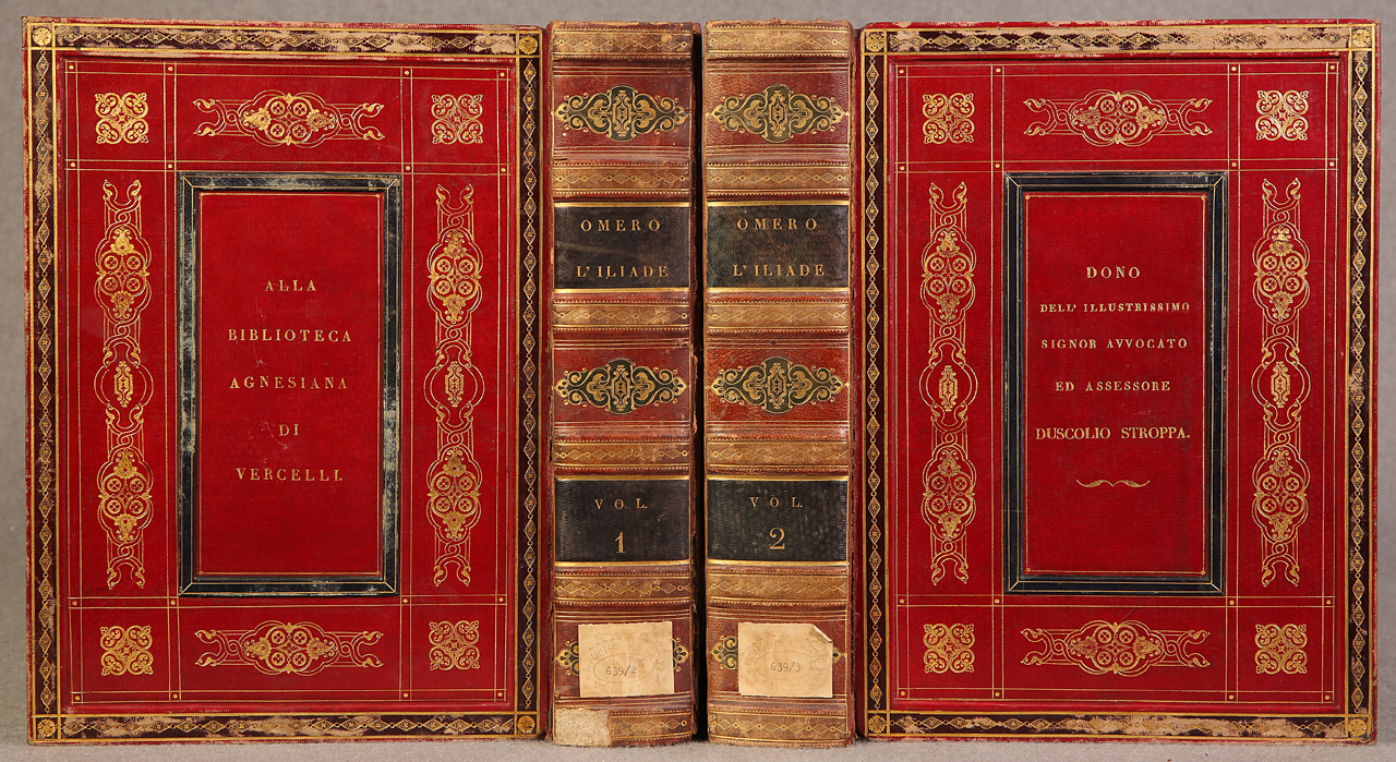 legatura piena, serie - ambito italiano (secondo quarto XIX)