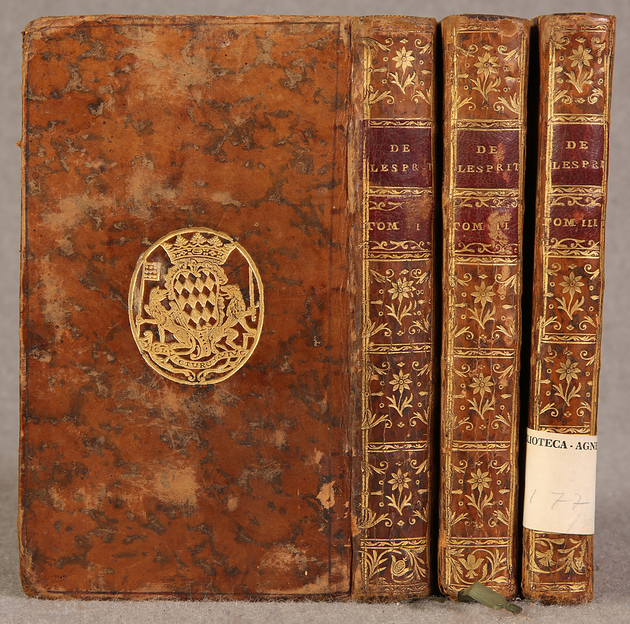 legatura piena - alle armi, serie - ambito francese (terzo quarto XVIII)